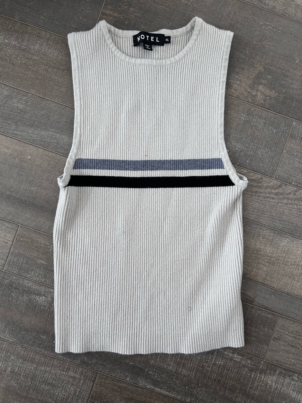 Motel Rocks ribbed sleeveless top